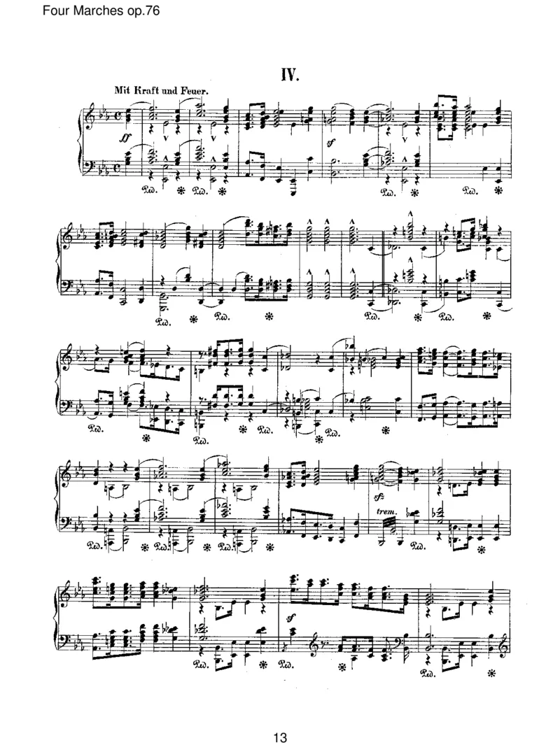 FourMarchesop.76_一万首著名钢琴曲谱哈农贝多芬合集视频教学电子版高清无水印可打印_1古典钢琴知名音乐家谱_舒曼钢琴谱全集_RobertSchumann罗伯特&middot;舒曼(1810-1856)