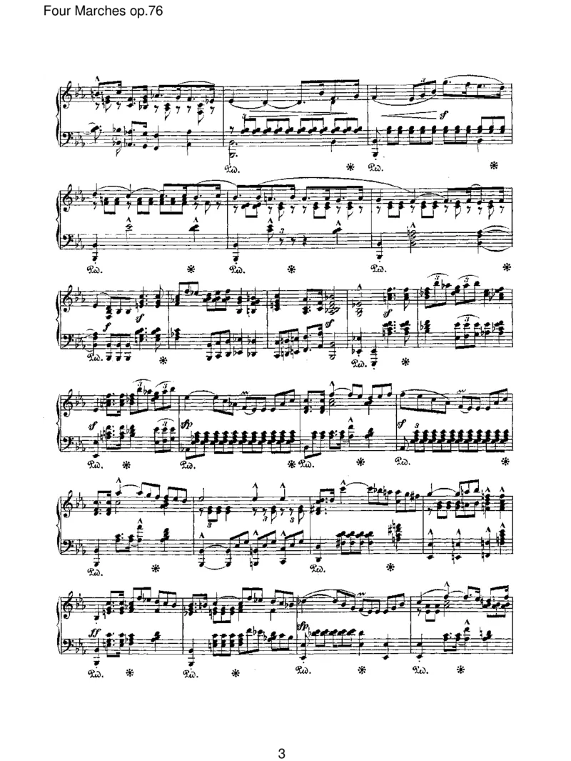 FourMarchesop.76_一万首著名钢琴曲谱哈农贝多芬合集视频教学电子版高清无水印可打印_1古典钢琴知名音乐家谱_舒曼钢琴谱全集_RobertSchumann罗伯特&middot;舒曼(1810-1856)