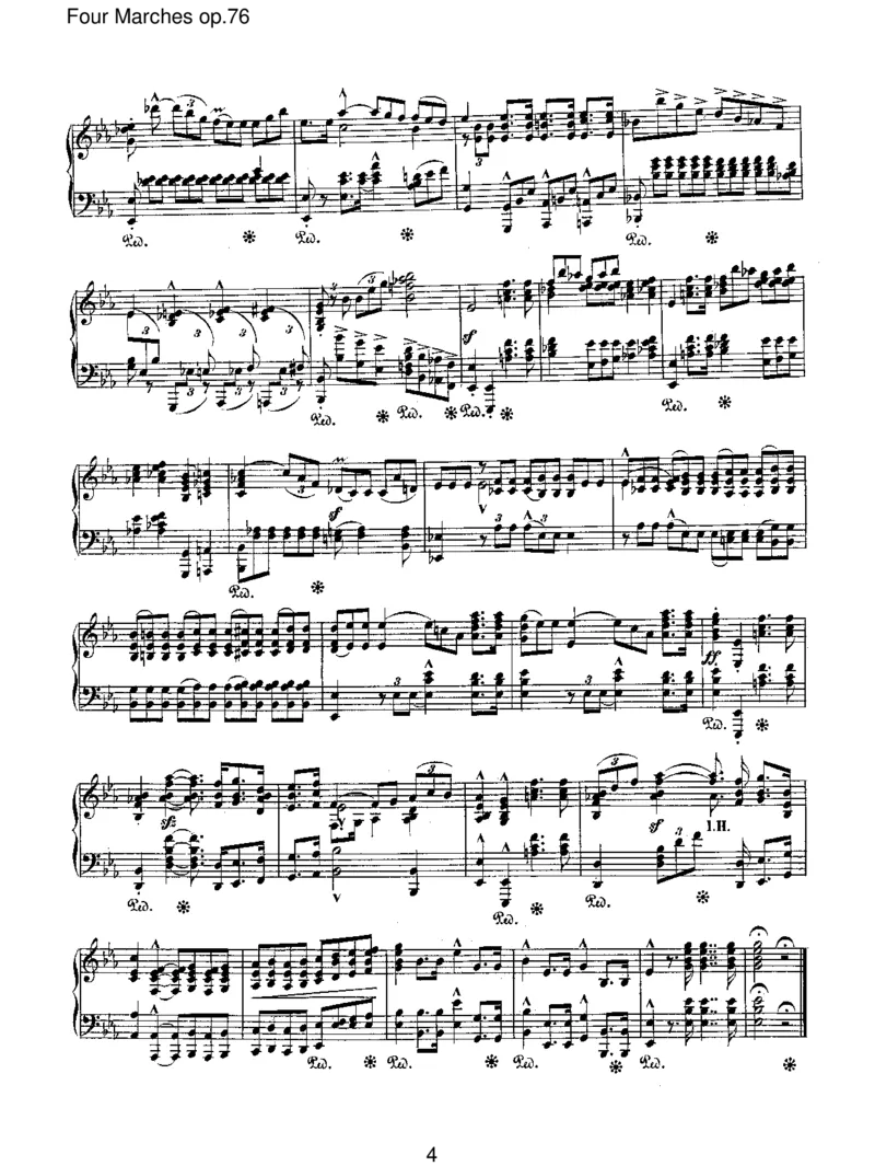 FourMarchesop.76_一万首著名钢琴曲谱哈农贝多芬合集视频教学电子版高清无水印可打印_1古典钢琴知名音乐家谱_舒曼钢琴谱全集_RobertSchumann罗伯特&middot;舒曼(1810-1856)