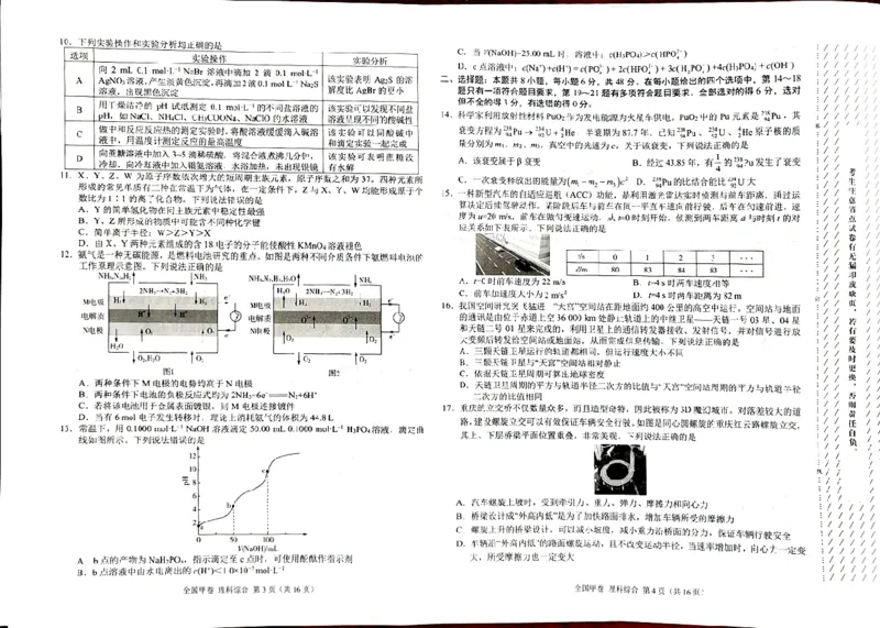 西藏自治区拉萨市2023-2024下学期5月月考高三理综考试试题_2024年5月_01按日期_8号_2024届xkw高三5月大联考_2024届高三5月大联考（全国甲卷）理综试题