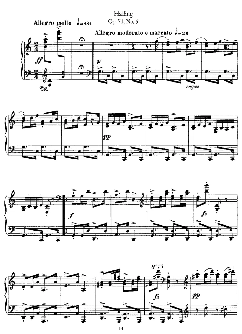 LyricPieces,Op71_一万首著名钢琴曲谱哈农贝多芬合集视频教学电子版高清无水印可打印_1古典钢琴知名音乐家谱_格里格钢琴谱全集_LyricPieces