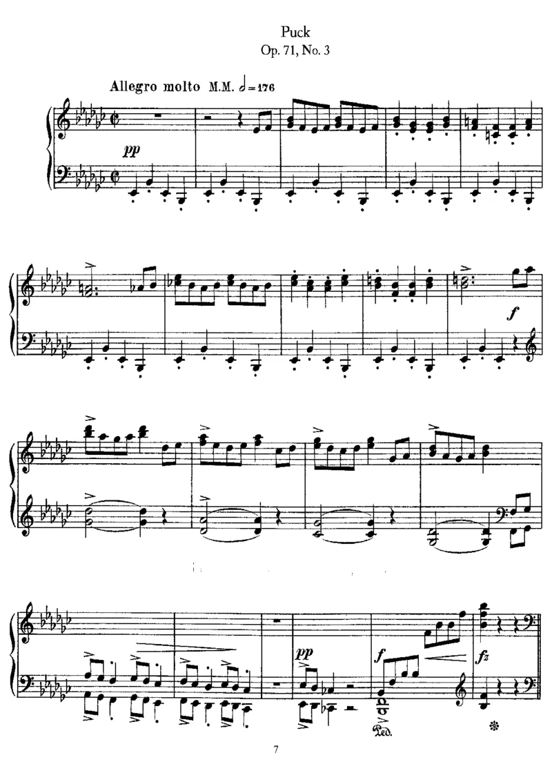 LyricPieces,Op71_一万首著名钢琴曲谱哈农贝多芬合集视频教学电子版高清无水印可打印_1古典钢琴知名音乐家谱_格里格钢琴谱全集_LyricPieces