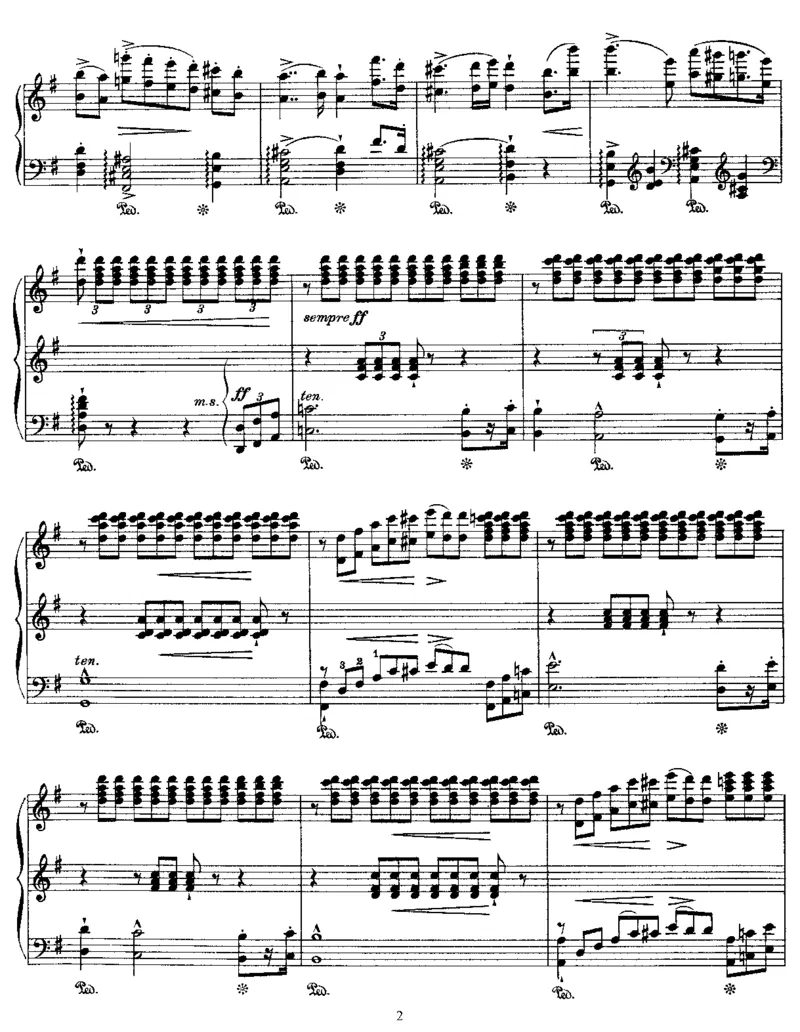 FestivalandBridalSong(Wagner)_一万首著名钢琴曲谱哈农贝多芬合集视频教学电子版高清无水印可打印_1古典钢琴知名音乐家谱_李斯特钢琴谱全集_改编瓦格纳