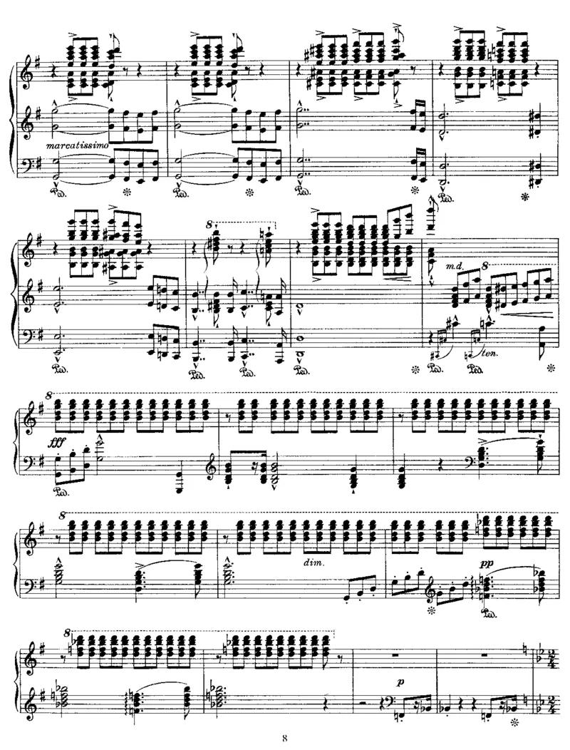 FestivalandBridalSong(Wagner)_一万首著名钢琴曲谱哈农贝多芬合集视频教学电子版高清无水印可打印_1古典钢琴知名音乐家谱_李斯特钢琴谱全集_改编瓦格纳