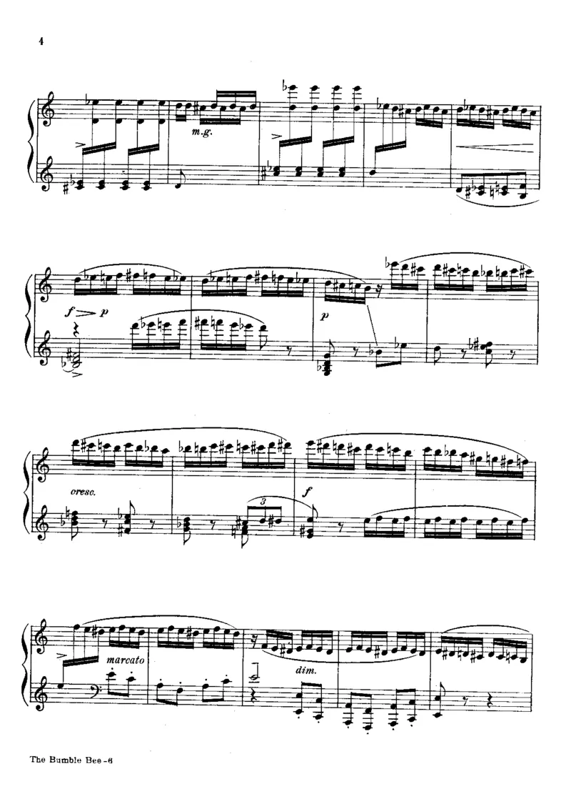 TheBumblebee_一万首著名钢琴曲谱哈农贝多芬合集视频教学电子版高清无水印可打印_1古典钢琴知名音乐家谱_拉赫玛尼诺夫钢琴谱全集