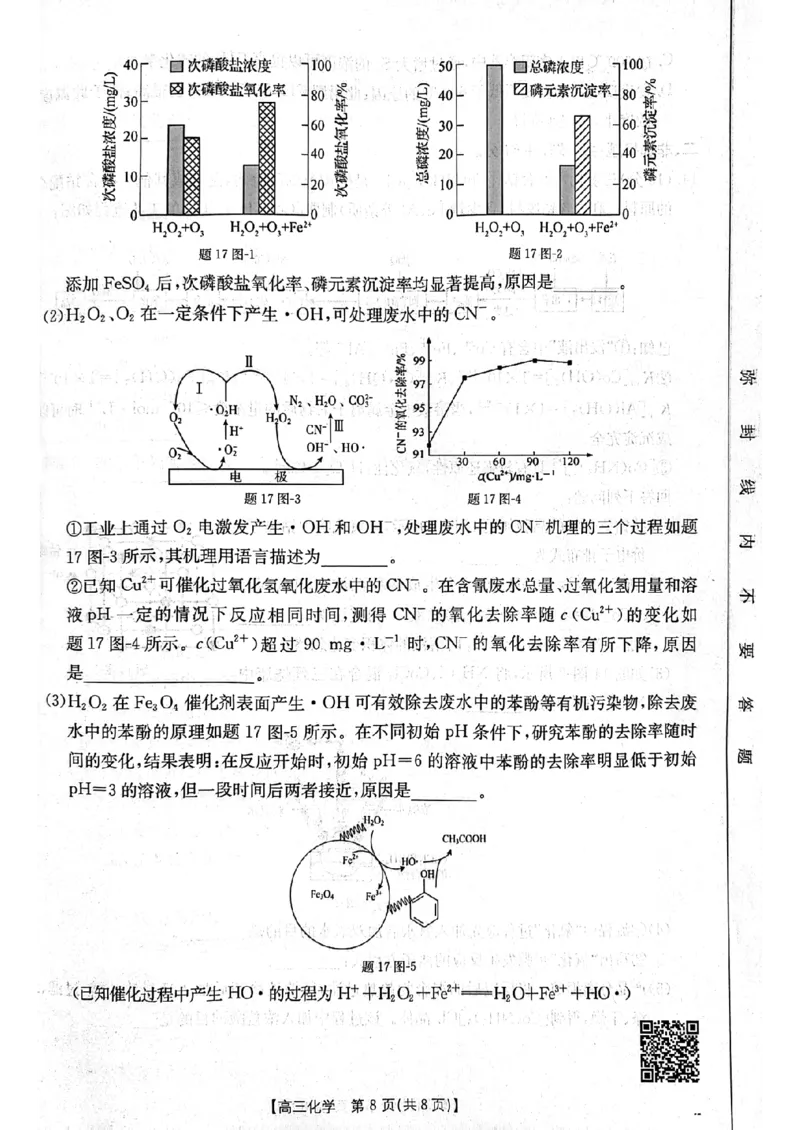 化学试卷_2024-2025高三（6-6月题库）_2024年12月试卷_1212江苏省2025届高三12月金太阳百校联考_江苏省2024年12月金太阳百校联考化学