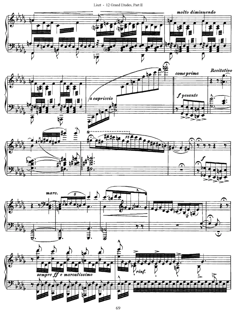 LisztGrandeEtudes（二版超技）_一万首著名钢琴曲谱哈农贝多芬合集视频教学电子版高清无水印可打印_1古典钢琴知名音乐家谱_超高难度钢琴谱_超技