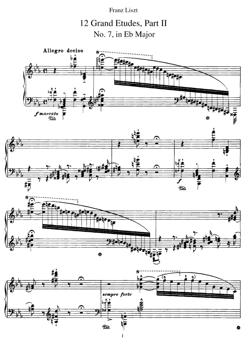 LisztGrandeEtudes（二版超技）_一万首著名钢琴曲谱哈农贝多芬合集视频教学电子版高清无水印可打印_1古典钢琴知名音乐家谱_超高难度钢琴谱_超技