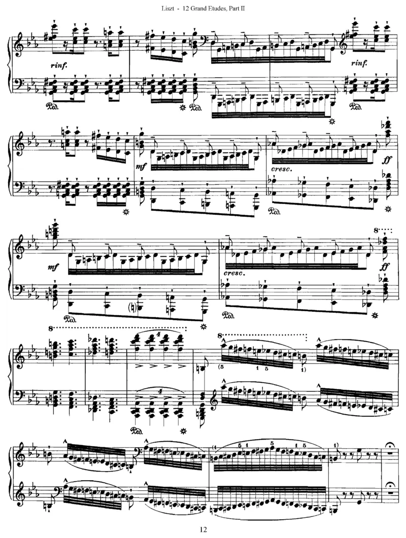 LisztGrandeEtudes（二版超技）_一万首著名钢琴曲谱哈农贝多芬合集视频教学电子版高清无水印可打印_1古典钢琴知名音乐家谱_超高难度钢琴谱_超技