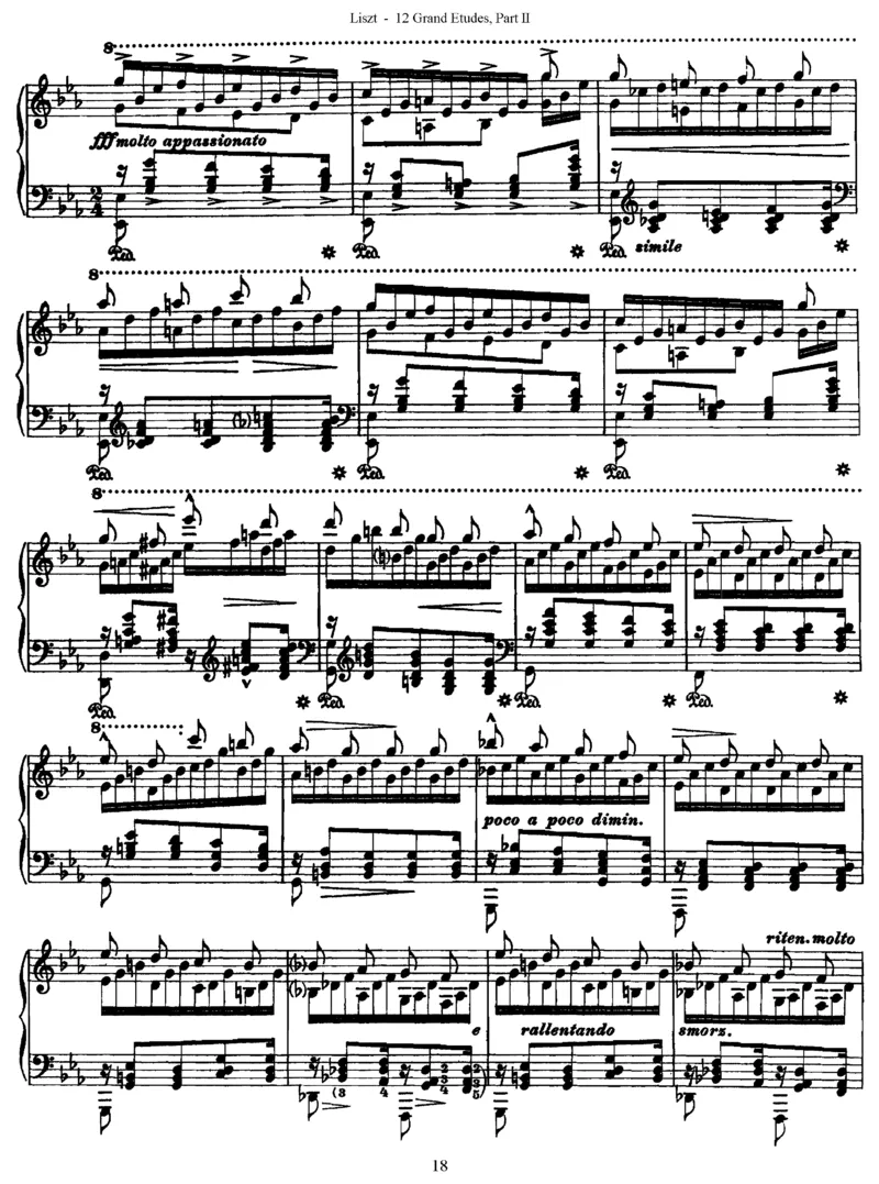 LisztGrandeEtudes（二版超技）_一万首著名钢琴曲谱哈农贝多芬合集视频教学电子版高清无水印可打印_1古典钢琴知名音乐家谱_超高难度钢琴谱_超技