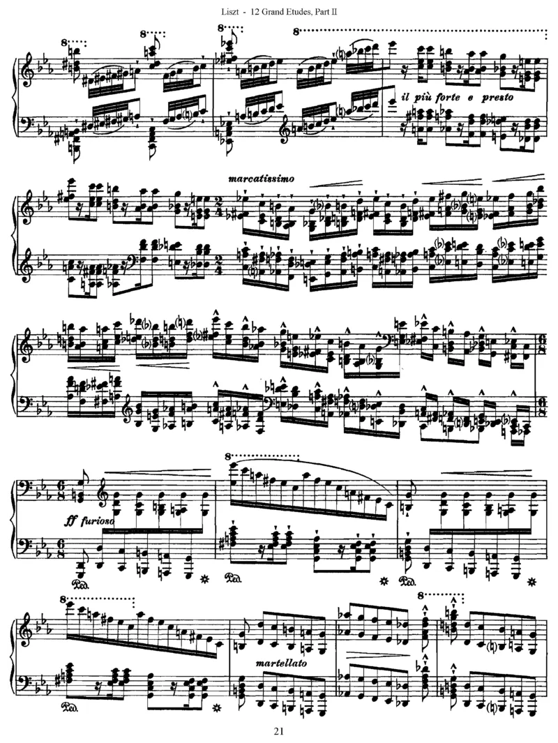 LisztGrandeEtudes（二版超技）_一万首著名钢琴曲谱哈农贝多芬合集视频教学电子版高清无水印可打印_1古典钢琴知名音乐家谱_超高难度钢琴谱_超技