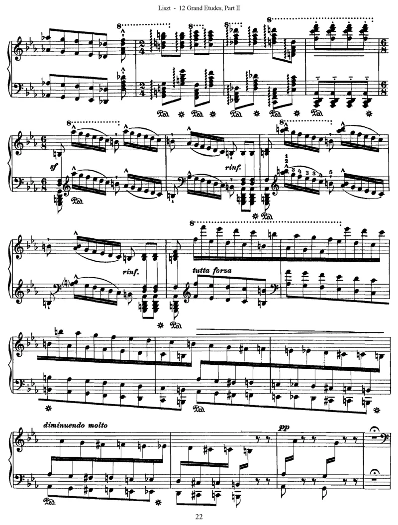 LisztGrandeEtudes（二版超技）_一万首著名钢琴曲谱哈农贝多芬合集视频教学电子版高清无水印可打印_1古典钢琴知名音乐家谱_超高难度钢琴谱_超技