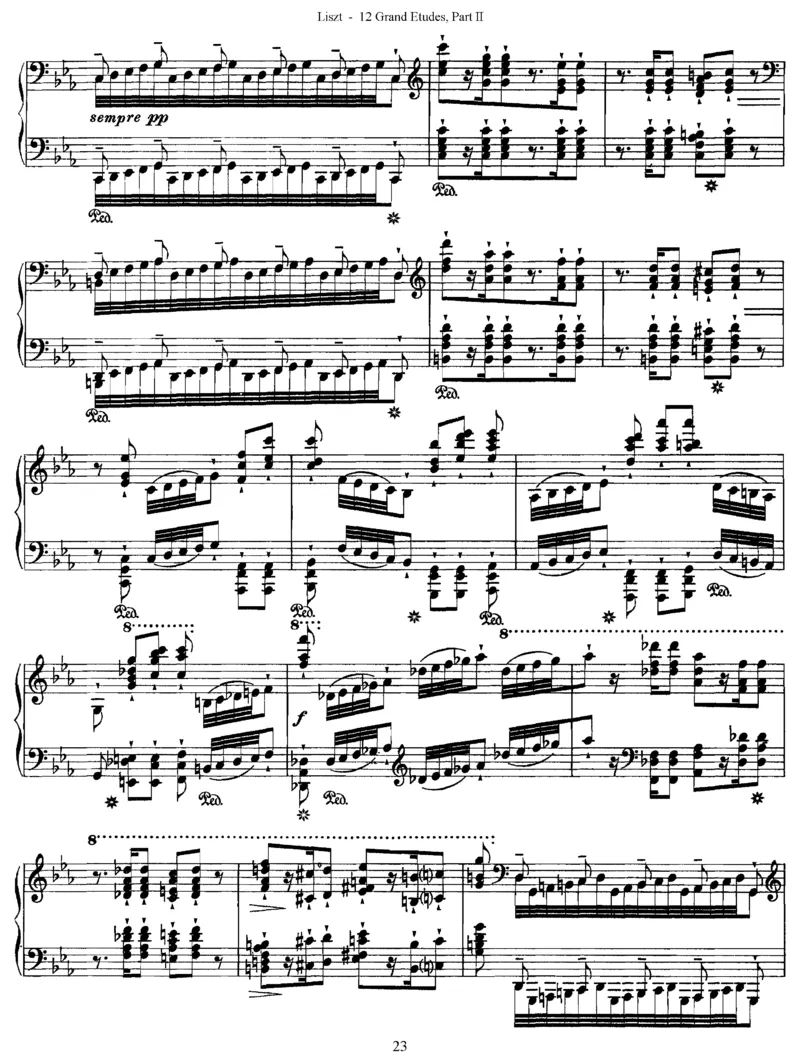 LisztGrandeEtudes（二版超技）_一万首著名钢琴曲谱哈农贝多芬合集视频教学电子版高清无水印可打印_1古典钢琴知名音乐家谱_超高难度钢琴谱_超技