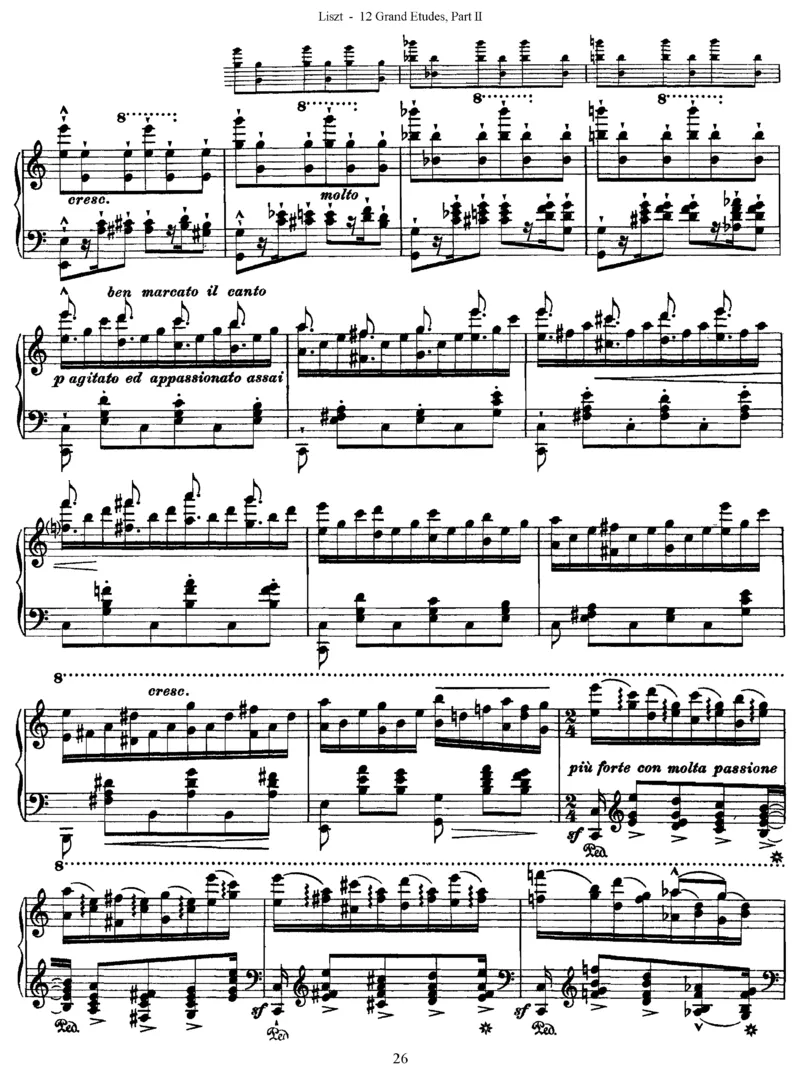 LisztGrandeEtudes（二版超技）_一万首著名钢琴曲谱哈农贝多芬合集视频教学电子版高清无水印可打印_1古典钢琴知名音乐家谱_超高难度钢琴谱_超技