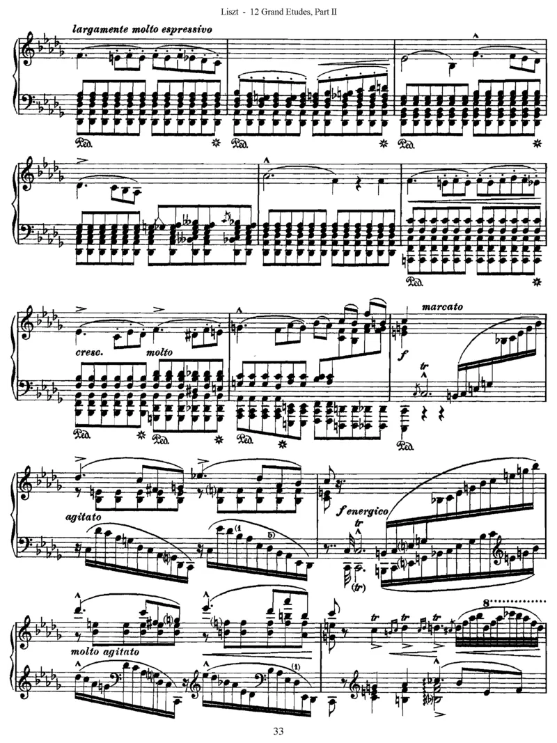LisztGrandeEtudes（二版超技）_一万首著名钢琴曲谱哈农贝多芬合集视频教学电子版高清无水印可打印_1古典钢琴知名音乐家谱_超高难度钢琴谱_超技