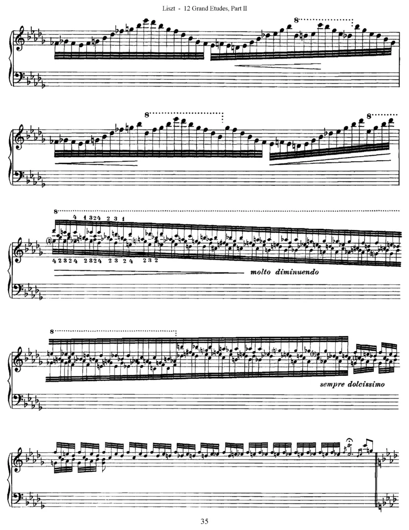LisztGrandeEtudes（二版超技）_一万首著名钢琴曲谱哈农贝多芬合集视频教学电子版高清无水印可打印_1古典钢琴知名音乐家谱_超高难度钢琴谱_超技