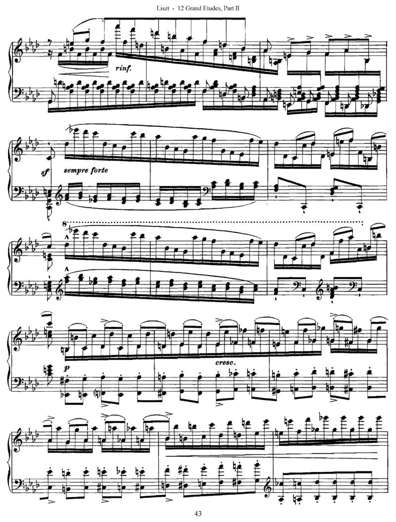 LisztGrandeEtudes（二版超技）_一万首著名钢琴曲谱哈农贝多芬合集视频教学电子版高清无水印可打印_1古典钢琴知名音乐家谱_超高难度钢琴谱_超技