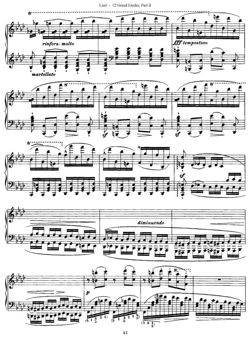 LisztGrandeEtudes（二版超技）_一万首著名钢琴曲谱哈农贝多芬合集视频教学电子版高清无水印可打印_1古典钢琴知名音乐家谱_超高难度钢琴谱_超技
