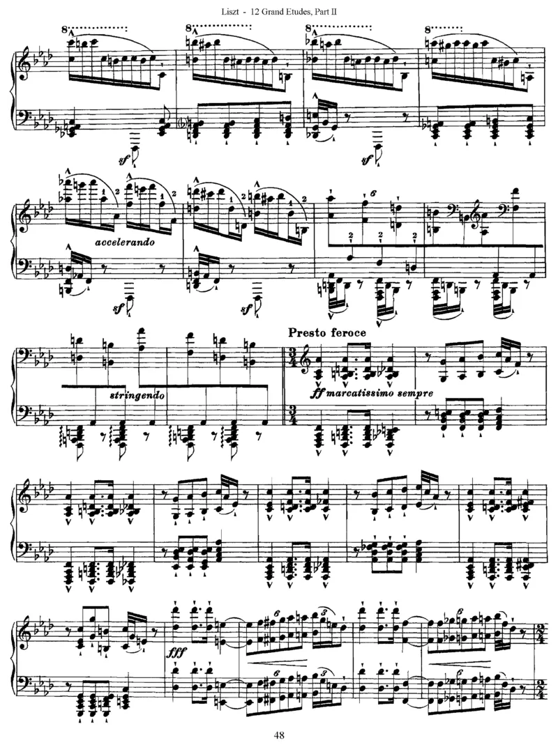 LisztGrandeEtudes（二版超技）_一万首著名钢琴曲谱哈农贝多芬合集视频教学电子版高清无水印可打印_1古典钢琴知名音乐家谱_超高难度钢琴谱_超技