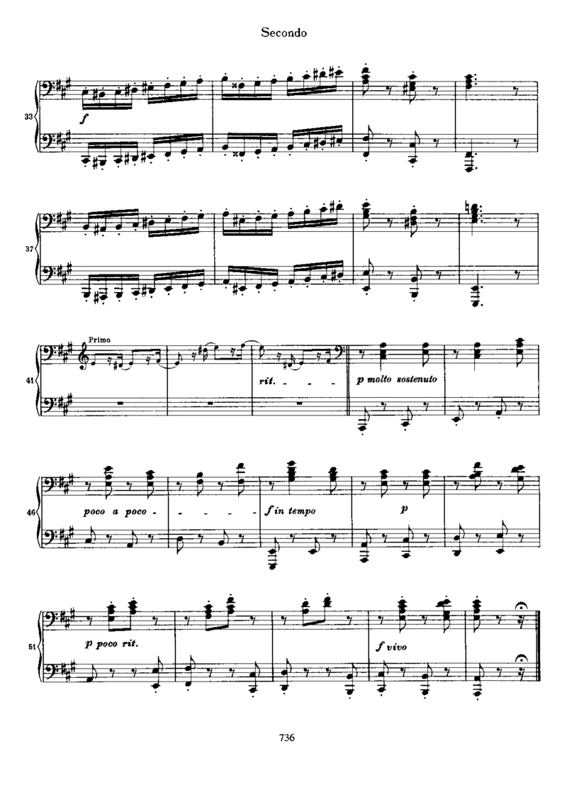 HungarianDanceNo07inA_一万首著名钢琴曲谱哈农贝多芬合集视频教学电子版高清无水印可打印_1古典钢琴知名音乐家谱_勃拉姆斯钢琴谱全集_匈牙利舞曲四手联弹版