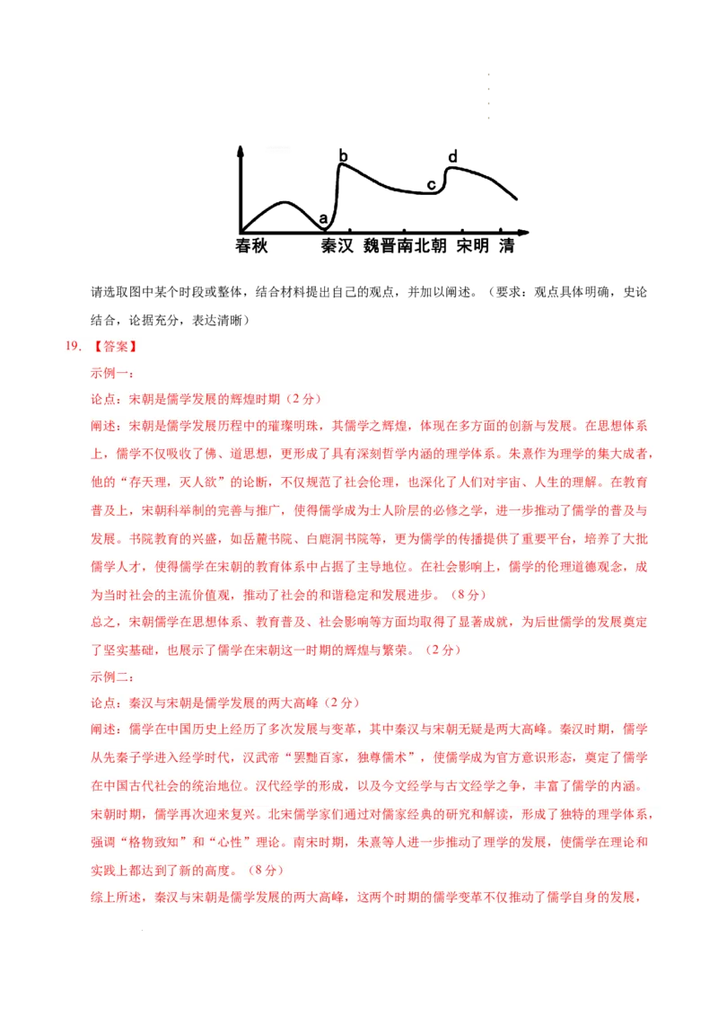 八省2025届高三&ldquo;八省联考&rdquo;考前猜想卷历史01全解全析_2024-2025高三（6-6月题库）_2025年01月试卷_01012025届高三&ldquo;八省联考&rdquo;考前猜想卷
