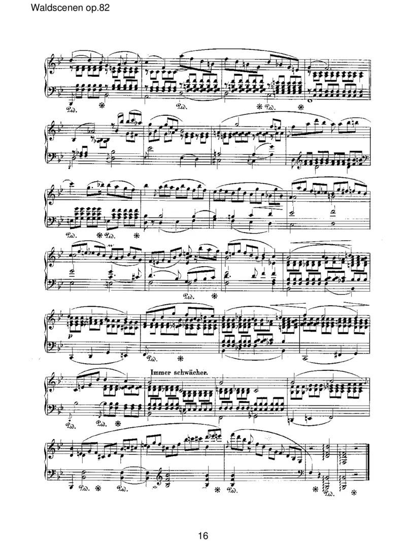 Waldscenenop.82_一万首著名钢琴曲谱哈农贝多芬合集视频教学电子版高清无水印可打印_1古典钢琴知名音乐家谱_舒曼钢琴谱全集_RobertSchumann罗伯特&middot;舒曼(1810-1856)