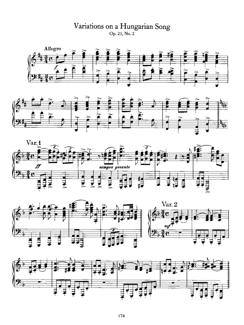 VariationsonaHungarianSong,Op21_一万首著名钢琴曲谱哈农贝多芬合集视频教学电子版高清无水印可打印_1古典钢琴知名音乐家谱_勃拉姆斯钢琴谱全集_变奏曲