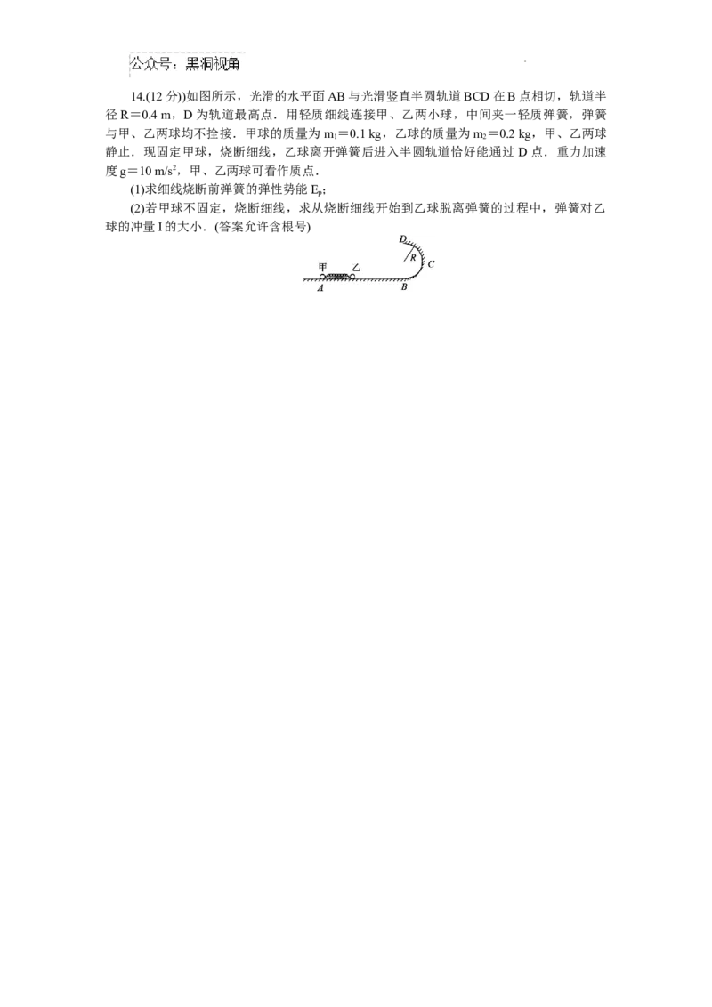 大湾区（正禾）大联考--物理_2024-2025高三（6-6月题库）_2024年12月试卷_1209广东省大湾区（正禾）大联考2024-2025学年高三上学期模拟