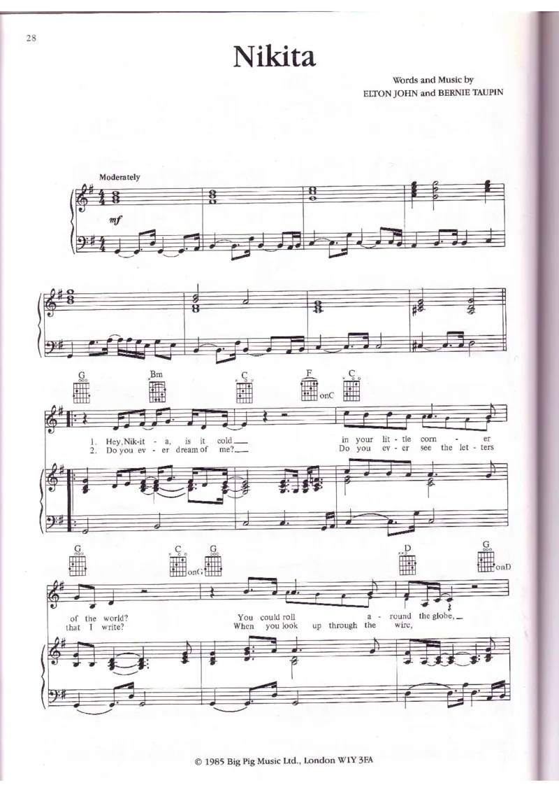 Elton.John钢琴谱_一万首著名钢琴曲谱哈农贝多芬合集视频教学电子版高清无水印可打印_08名曲总谱合集