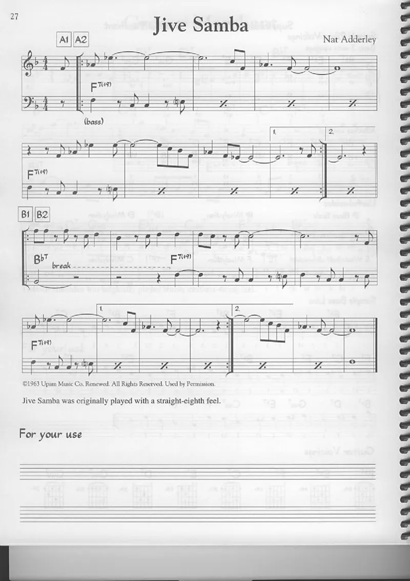 TheReaEasyBookVolume-1-CTunesforBegginingImprov_一万首著名钢琴曲谱哈农贝多芬合集视频教学电子版高清无水印可打印_07各风格钢琴谱合集_JazzPiano_原版钢琴教材附音频