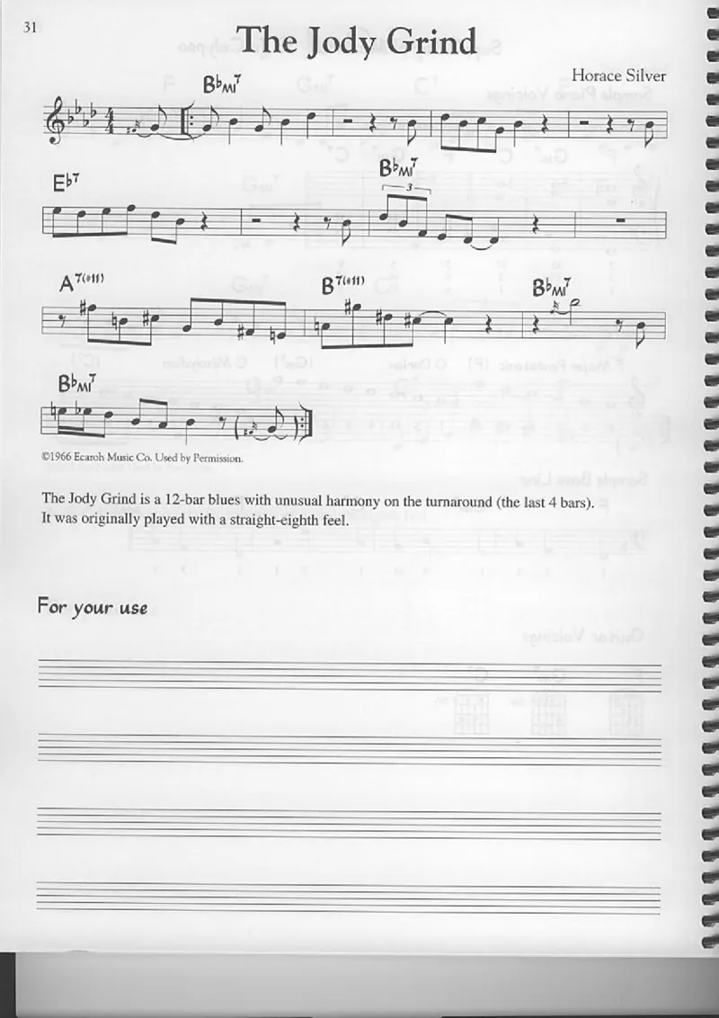 TheReaEasyBookVolume-1-CTunesforBegginingImprov_一万首著名钢琴曲谱哈农贝多芬合集视频教学电子版高清无水印可打印_07各风格钢琴谱合集_JazzPiano_原版钢琴教材附音频