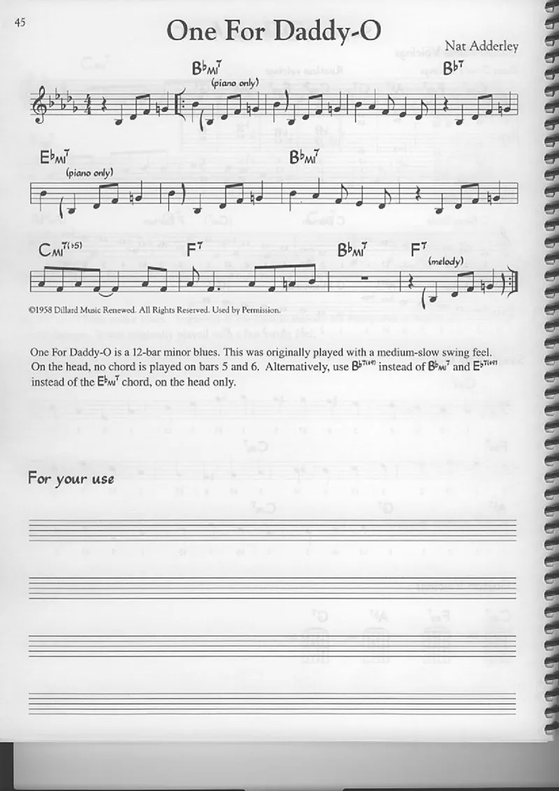 TheReaEasyBookVolume-1-CTunesforBegginingImprov_一万首著名钢琴曲谱哈农贝多芬合集视频教学电子版高清无水印可打印_07各风格钢琴谱合集_JazzPiano_原版钢琴教材附音频