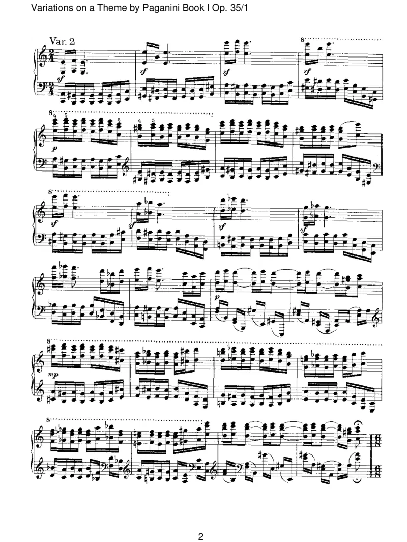 VariationsonaThemebyPaganiniBookIOp.35_1_一万首著名钢琴曲谱哈农贝多芬合集视频教学电子版高清无水印可打印_1古典钢琴知名音乐家谱_勃拉姆斯钢琴谱全集_II.Variations