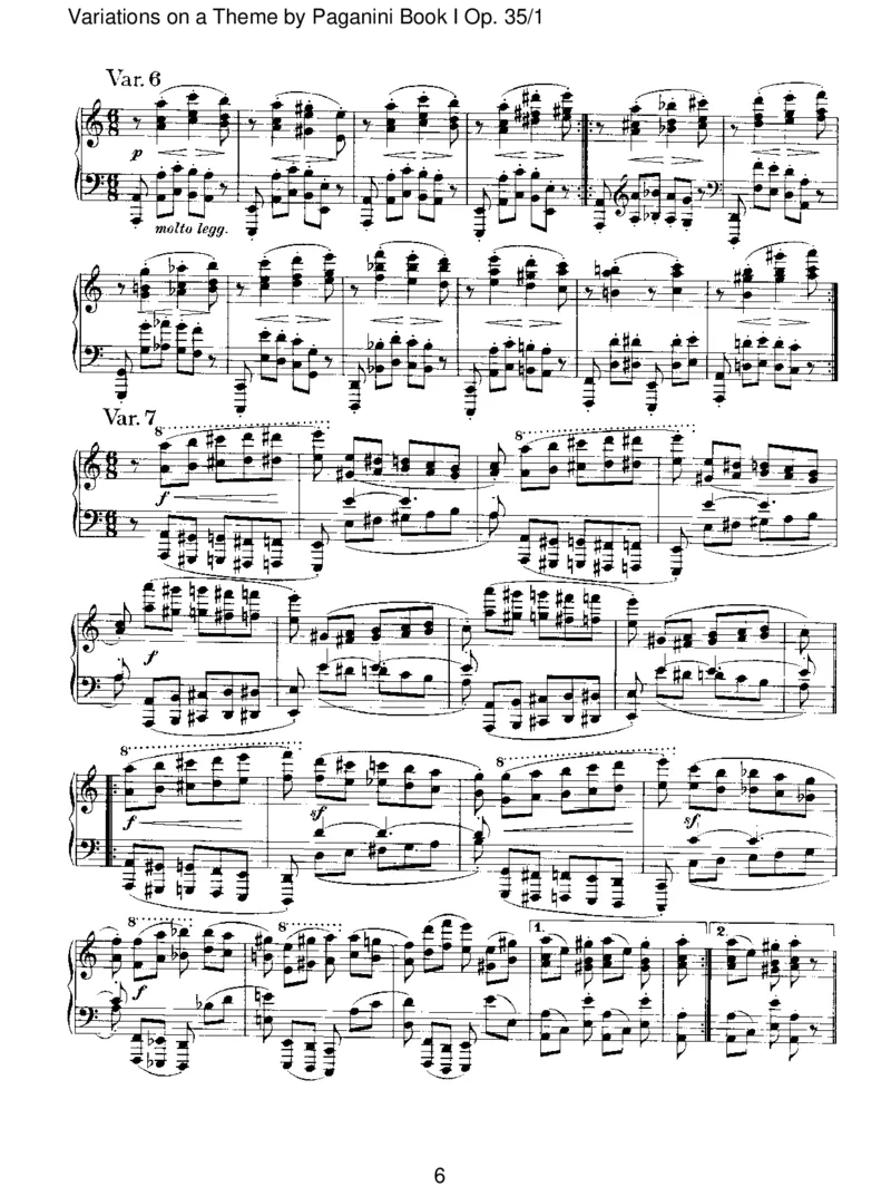 VariationsonaThemebyPaganiniBookIOp.35_1_一万首著名钢琴曲谱哈农贝多芬合集视频教学电子版高清无水印可打印_1古典钢琴知名音乐家谱_勃拉姆斯钢琴谱全集_II.Variations