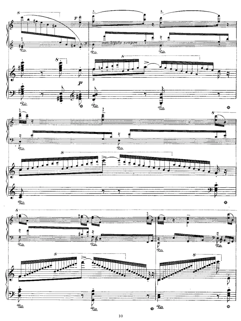 HungarianRhapsodyNo10inE_NoRestriction_一万首著名钢琴曲谱哈农贝多芬合集视频教学电子版高清无水印可打印_1古典钢琴知名音乐家谱_李斯特钢琴谱全集_匈牙利狂想曲