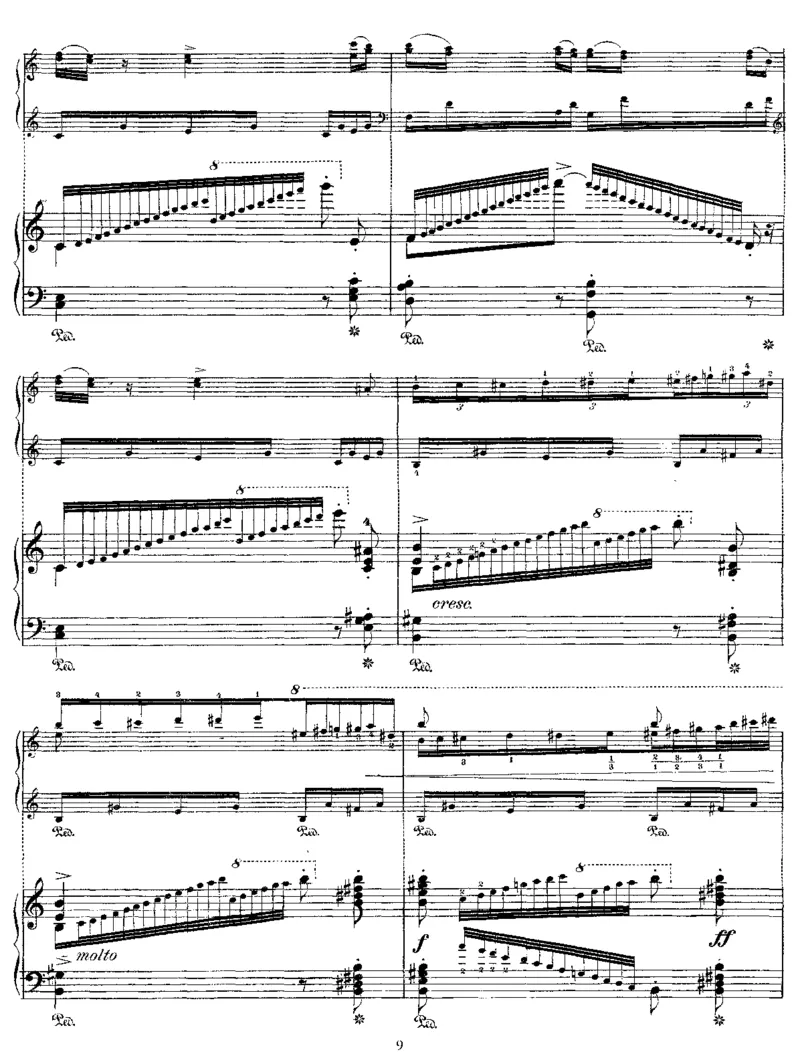 HungarianRhapsodyNo10inE_NoRestriction_一万首著名钢琴曲谱哈农贝多芬合集视频教学电子版高清无水印可打印_1古典钢琴知名音乐家谱_李斯特钢琴谱全集_匈牙利狂想曲