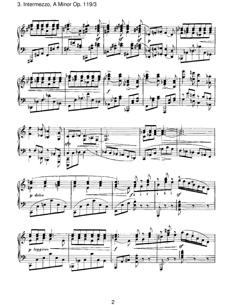 Intermezzo,AMinorOp.119_3_一万首著名钢琴曲谱哈农贝多芬合集视频教学电子版高清无水印可打印_1古典钢琴知名音乐家谱_勃拉姆斯钢琴谱全集_III.ShorterWorks_FourPianoPiecesOp.119