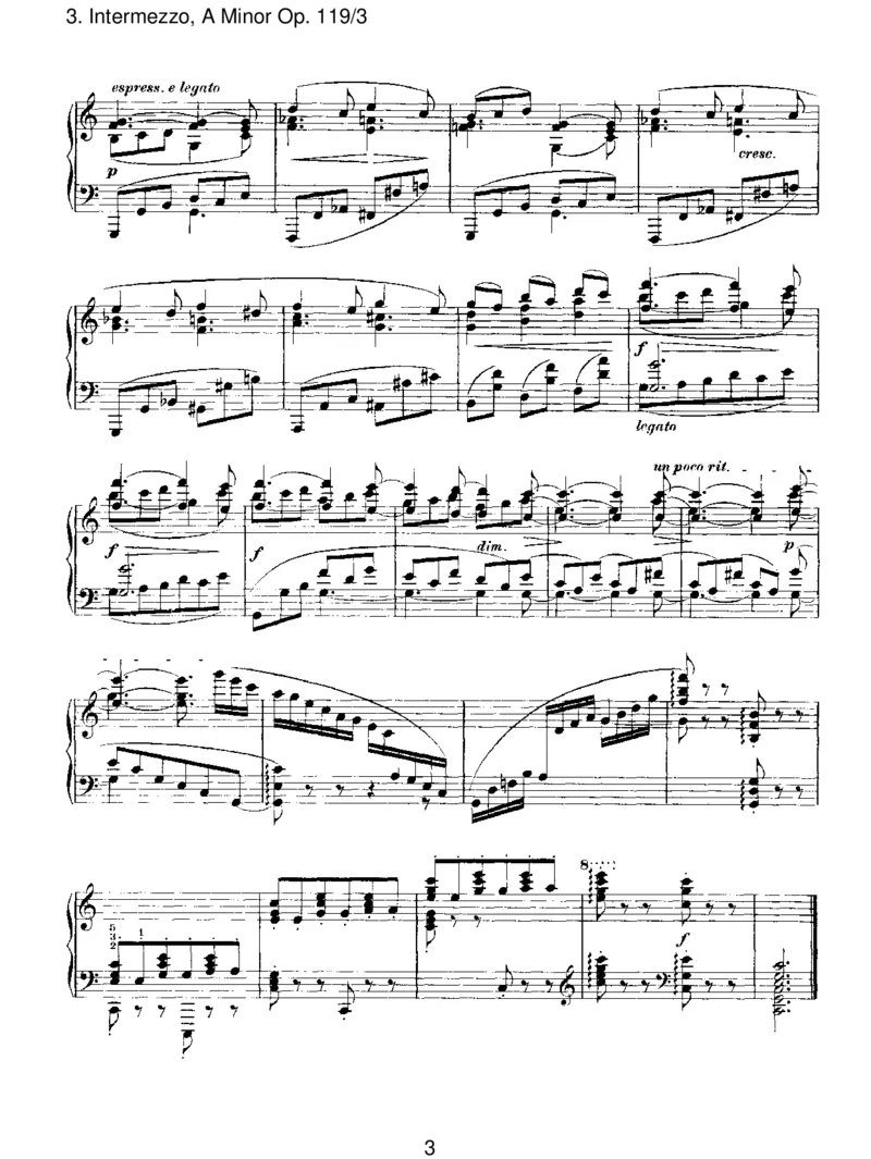 Intermezzo,AMinorOp.119_3_一万首著名钢琴曲谱哈农贝多芬合集视频教学电子版高清无水印可打印_1古典钢琴知名音乐家谱_勃拉姆斯钢琴谱全集_III.ShorterWorks_FourPianoPiecesOp.119
