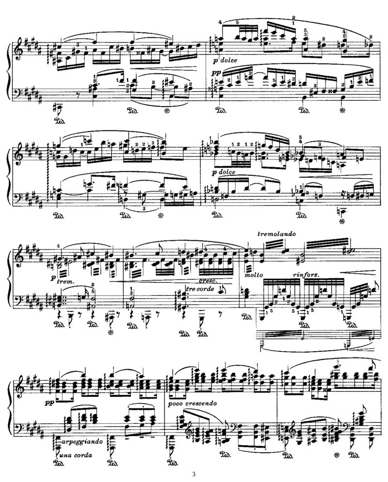 Isolde'sLiebestod(Wagner)_一万首著名钢琴曲谱哈农贝多芬合集视频教学电子版高清无水印可打印_1古典钢琴知名音乐家谱_李斯特钢琴谱全集_改编瓦格纳