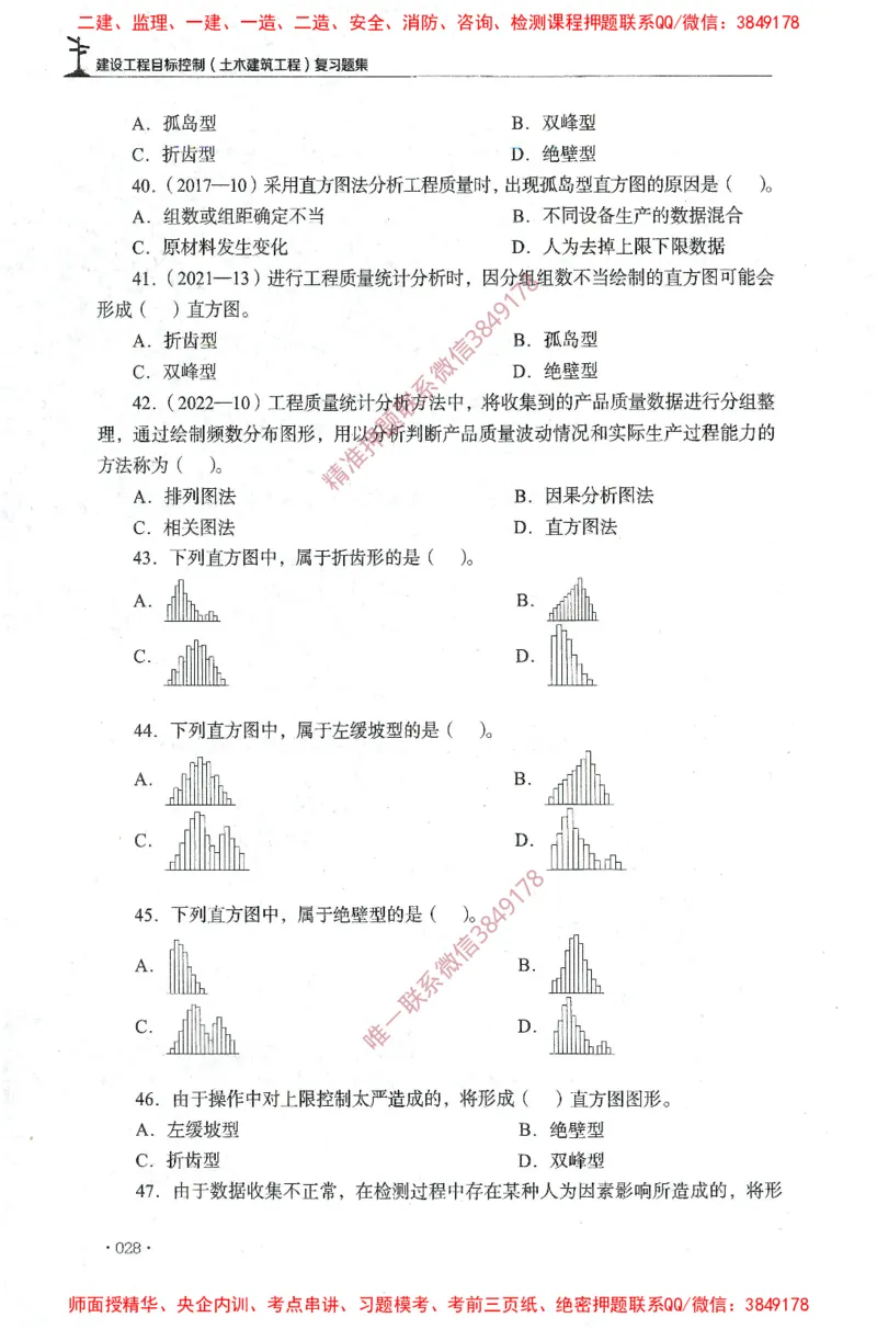 JGS-土建控制-官方习题集_监理工程师_2025监理工程师_2025年监理工程师SVIP_2025年监理土建控制SVIP_01-精华文档✿电子教材✿历年真题_25-控制《官方章节习题册》JGS推荐