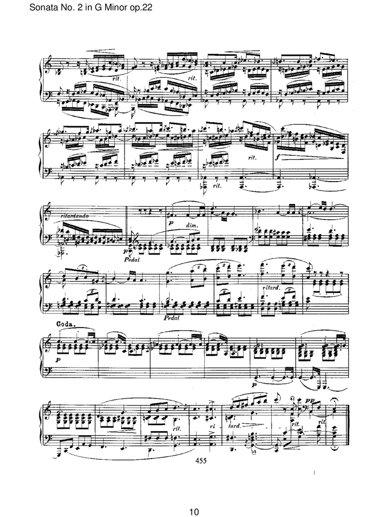SonataNo.2inGMinorop.22_一万首著名钢琴曲谱哈农贝多芬合集视频教学电子版高清无水印可打印_1古典钢琴知名音乐家谱_舒曼钢琴谱全集_RobertSchumann罗伯特&middot;舒曼(1810-1856)