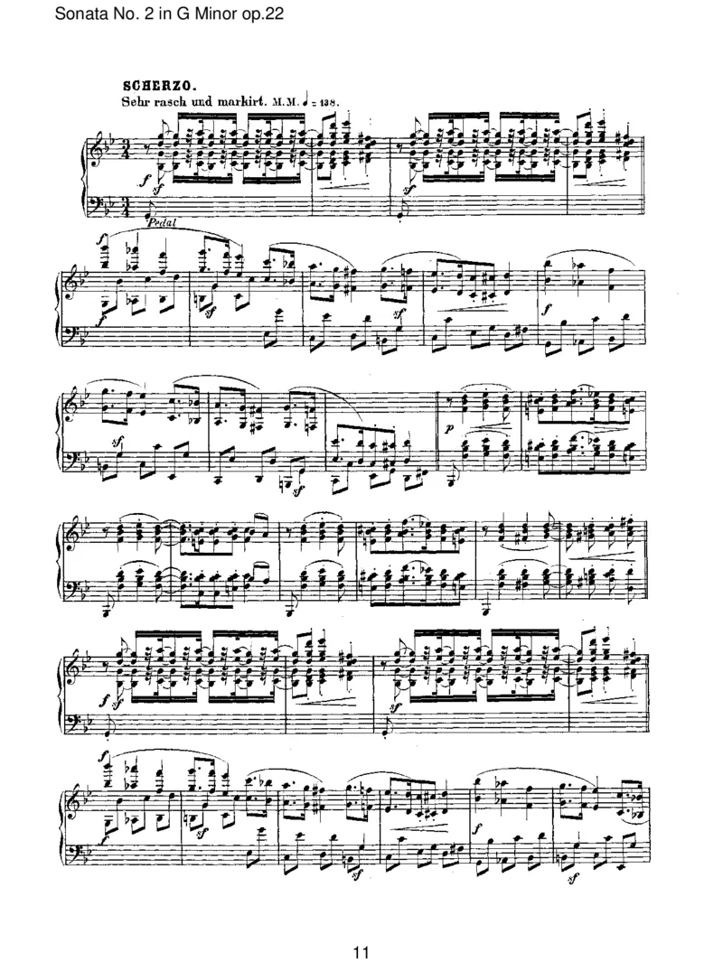 SonataNo.2inGMinorop.22_一万首著名钢琴曲谱哈农贝多芬合集视频教学电子版高清无水印可打印_1古典钢琴知名音乐家谱_舒曼钢琴谱全集_RobertSchumann罗伯特&middot;舒曼(1810-1856)