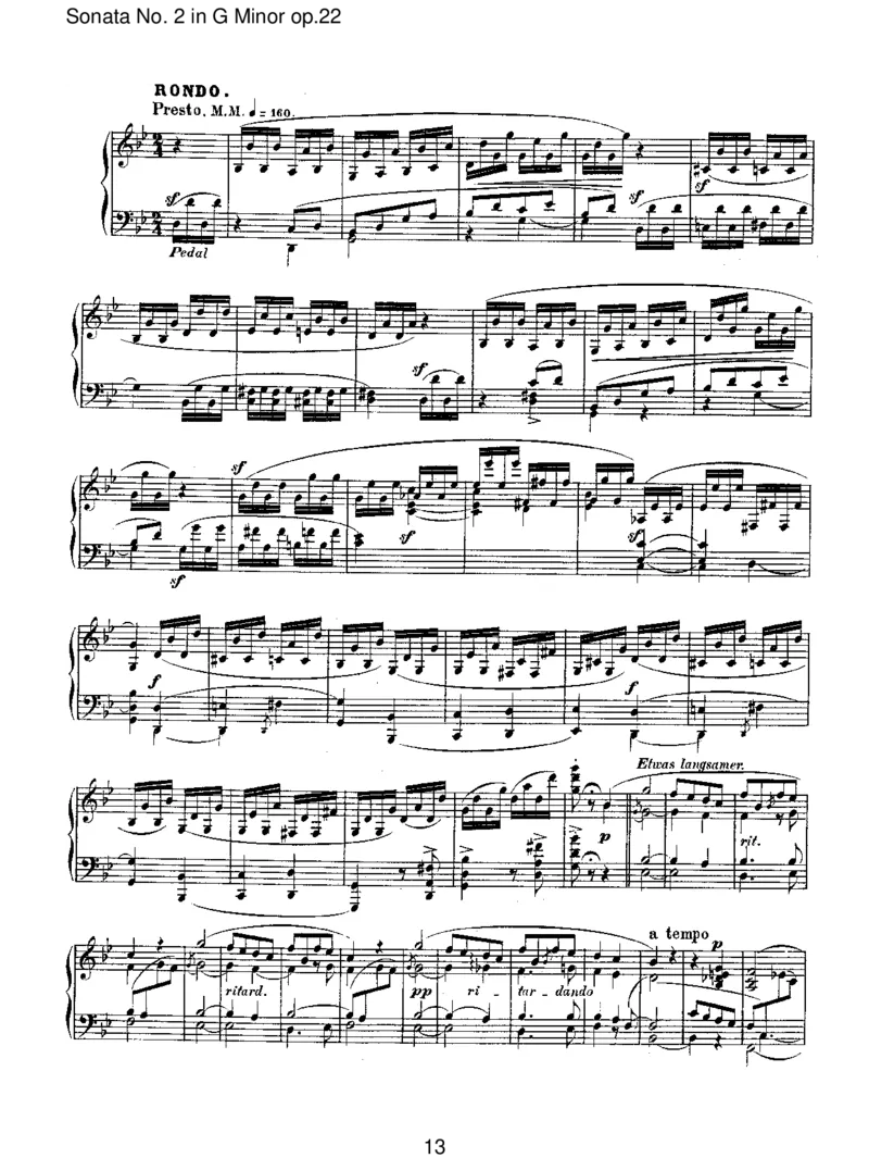 SonataNo.2inGMinorop.22_一万首著名钢琴曲谱哈农贝多芬合集视频教学电子版高清无水印可打印_1古典钢琴知名音乐家谱_舒曼钢琴谱全集_RobertSchumann罗伯特&middot;舒曼(1810-1856)