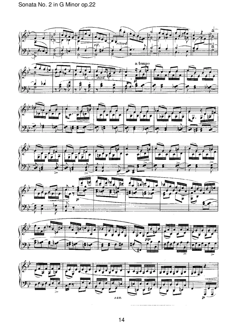 SonataNo.2inGMinorop.22_一万首著名钢琴曲谱哈农贝多芬合集视频教学电子版高清无水印可打印_1古典钢琴知名音乐家谱_舒曼钢琴谱全集_RobertSchumann罗伯特&middot;舒曼(1810-1856)