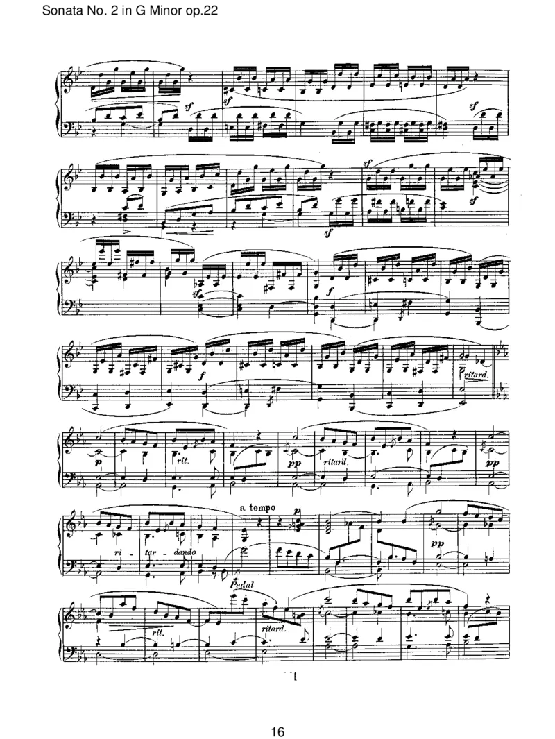 SonataNo.2inGMinorop.22_一万首著名钢琴曲谱哈农贝多芬合集视频教学电子版高清无水印可打印_1古典钢琴知名音乐家谱_舒曼钢琴谱全集_RobertSchumann罗伯特&middot;舒曼(1810-1856)