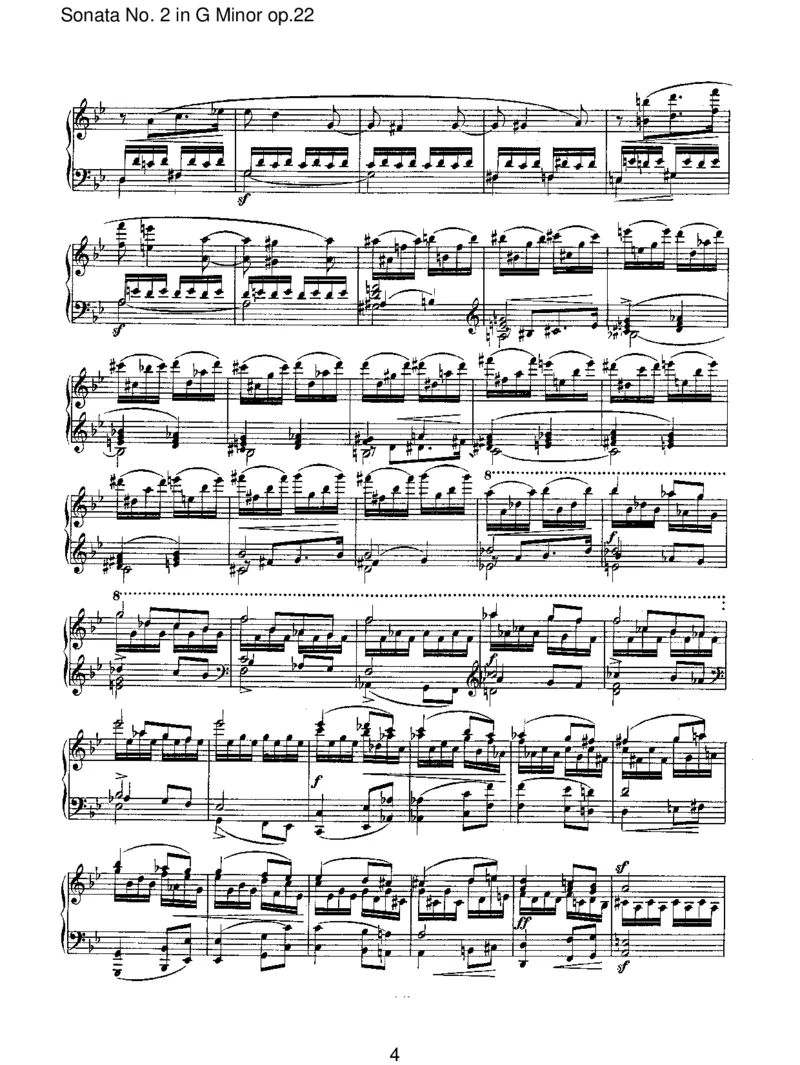SonataNo.2inGMinorop.22_一万首著名钢琴曲谱哈农贝多芬合集视频教学电子版高清无水印可打印_1古典钢琴知名音乐家谱_舒曼钢琴谱全集_RobertSchumann罗伯特&middot;舒曼(1810-1856)