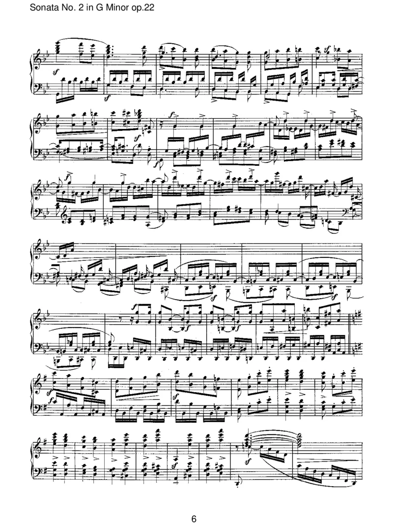 SonataNo.2inGMinorop.22_一万首著名钢琴曲谱哈农贝多芬合集视频教学电子版高清无水印可打印_1古典钢琴知名音乐家谱_舒曼钢琴谱全集_RobertSchumann罗伯特&middot;舒曼(1810-1856)