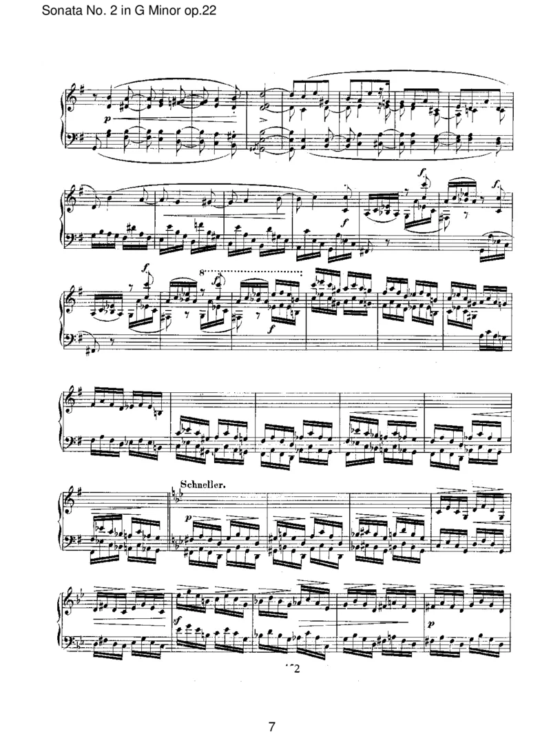 SonataNo.2inGMinorop.22_一万首著名钢琴曲谱哈农贝多芬合集视频教学电子版高清无水印可打印_1古典钢琴知名音乐家谱_舒曼钢琴谱全集_RobertSchumann罗伯特&middot;舒曼(1810-1856)