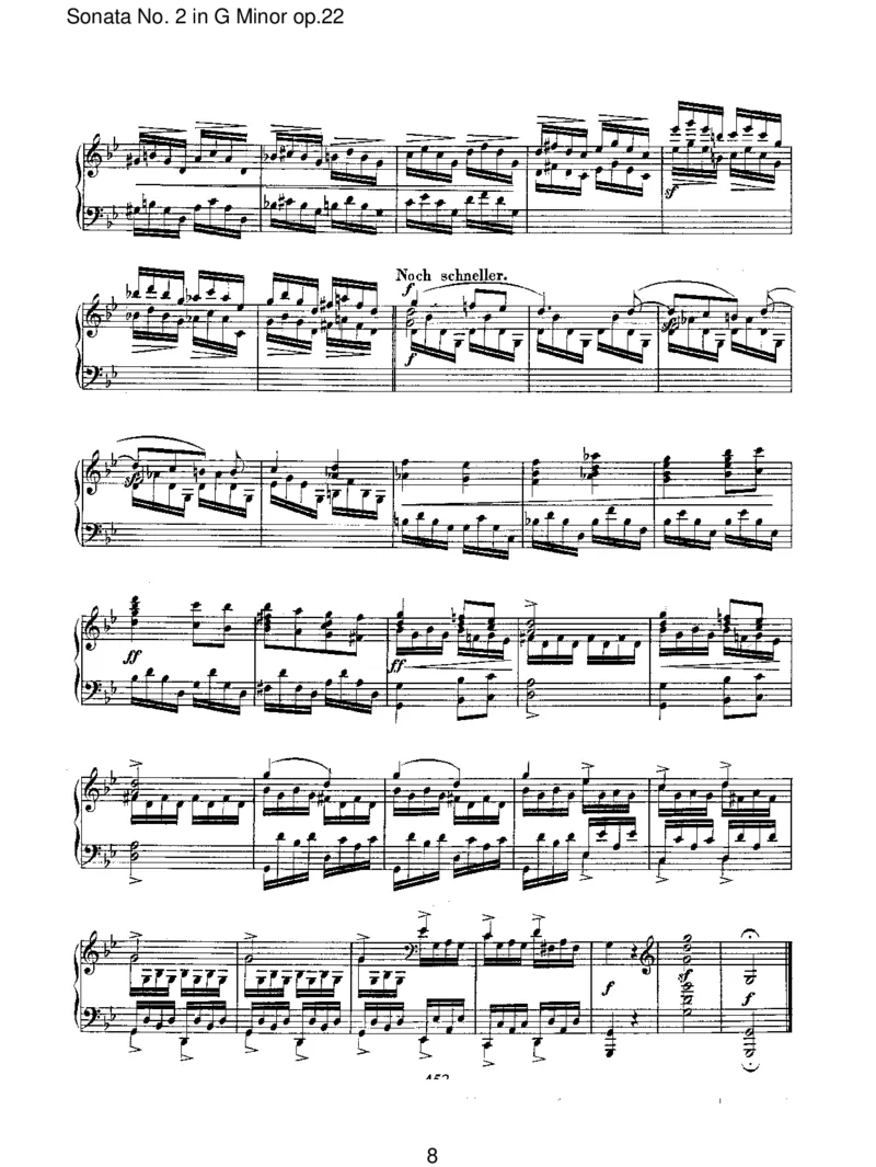 SonataNo.2inGMinorop.22_一万首著名钢琴曲谱哈农贝多芬合集视频教学电子版高清无水印可打印_1古典钢琴知名音乐家谱_舒曼钢琴谱全集_RobertSchumann罗伯特&middot;舒曼(1810-1856)