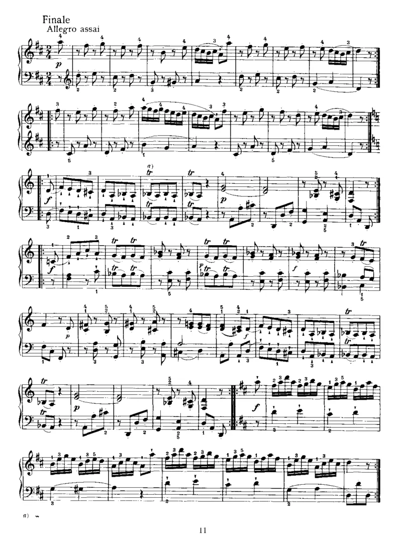 PianoSonataNo19inD_NoRestriction_一万首著名钢琴曲谱哈农贝多芬合集视频教学电子版高清无水印可打印_1古典钢琴知名音乐家谱_海顿钢琴谱全集_奏鸣曲